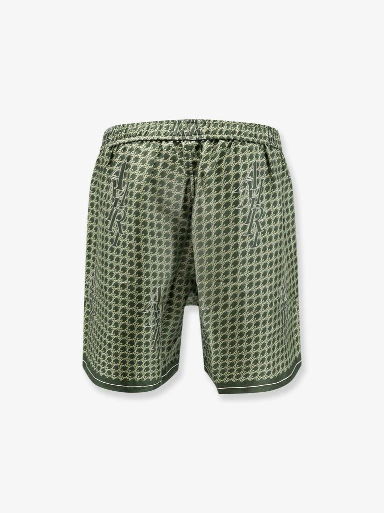 AMIRI Silk bermuda shorts with logo print 2