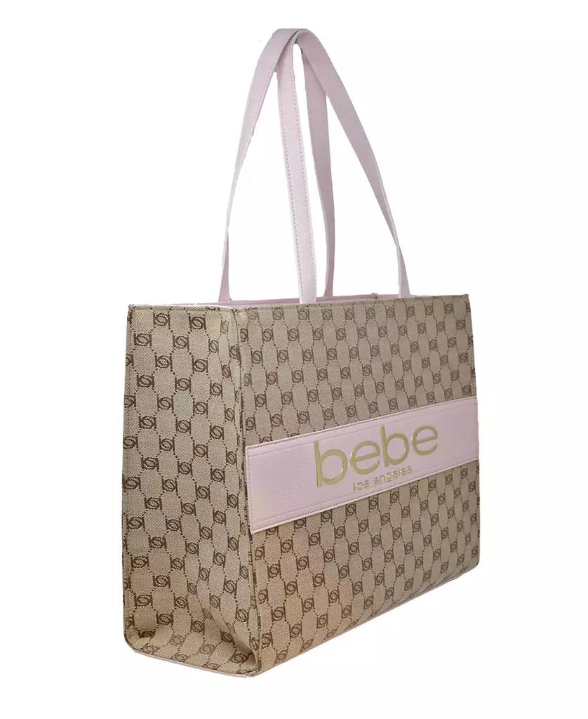 Bebe Serena Large Jacquard Tote Bag