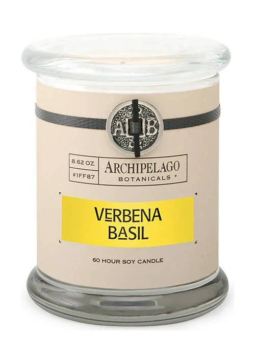 Archipelago Botanicals Verbena Basil Signature Jar Candle 1