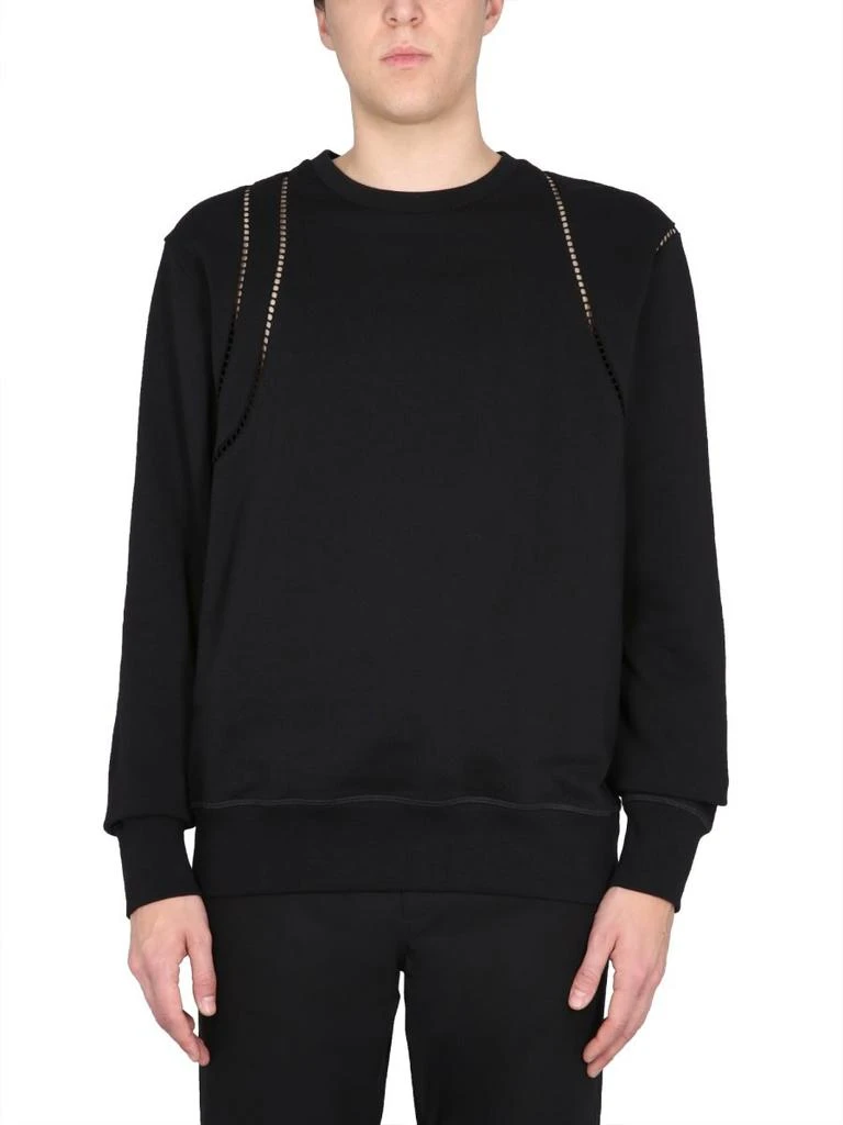 Alexander McQueen Alexander McQueen Detailed Crewneck Sweatshirt 1