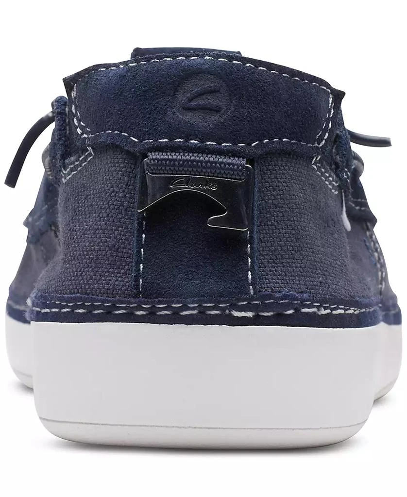 Clarks Men's Higley Tie Slip-On Canvas Boat Shoes 2