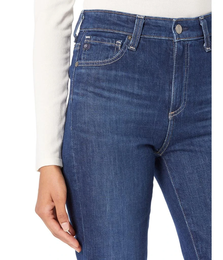 AG Jeans Saige High-Rise Straight Leg Jeans in Easy Street 3