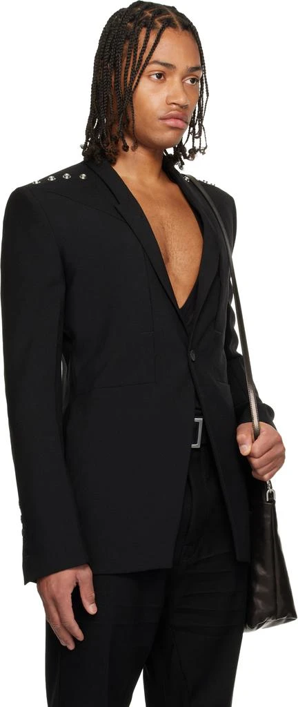 Rick Owens Black Concordians Fogpocket Soft Soft Blazer 2