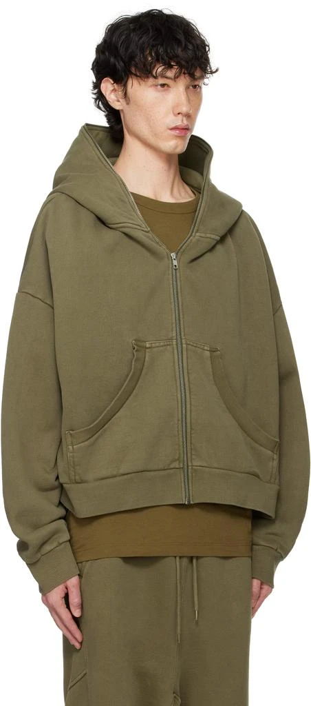 Entire Studios Khaki Eternal Zip Hoodie 2
