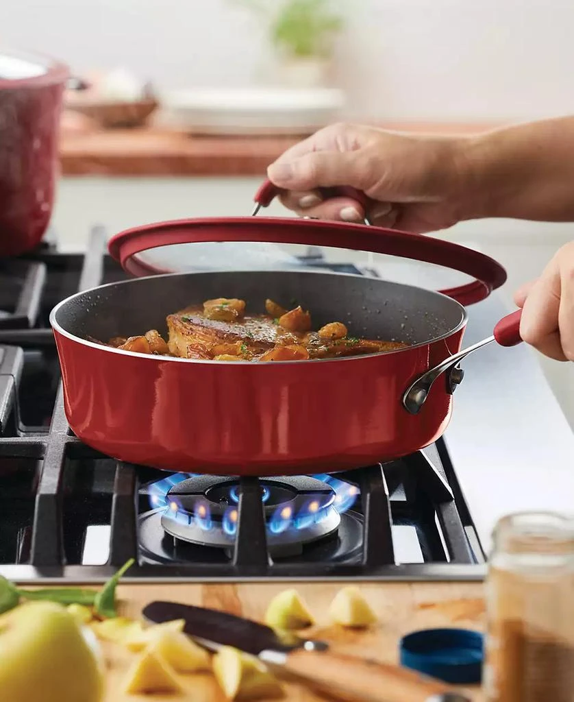 Rachael Ray Cook + Create Aluminum Nonstick Saute Pan with Lid 3