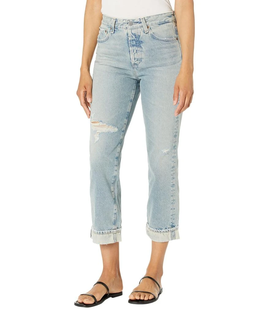 AG Alexxis Crop High-Rise Vintage Fit in 21 Years Road Trip Destructed 1