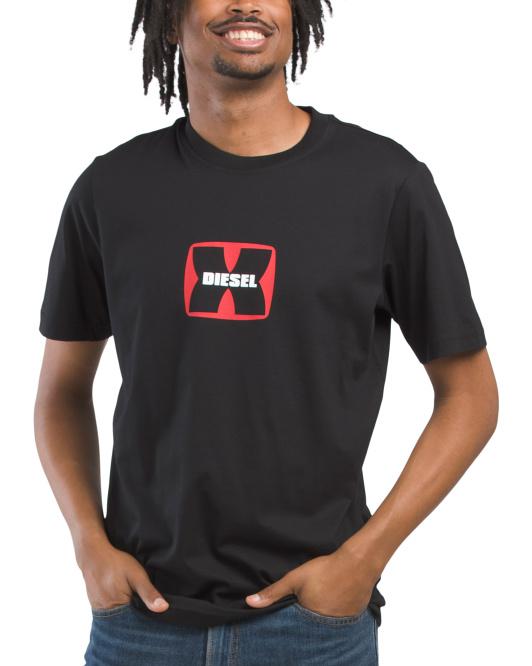 Diesel T-Boxt-Q20 Crewneck T-Shirt – On Sale Now with Up to