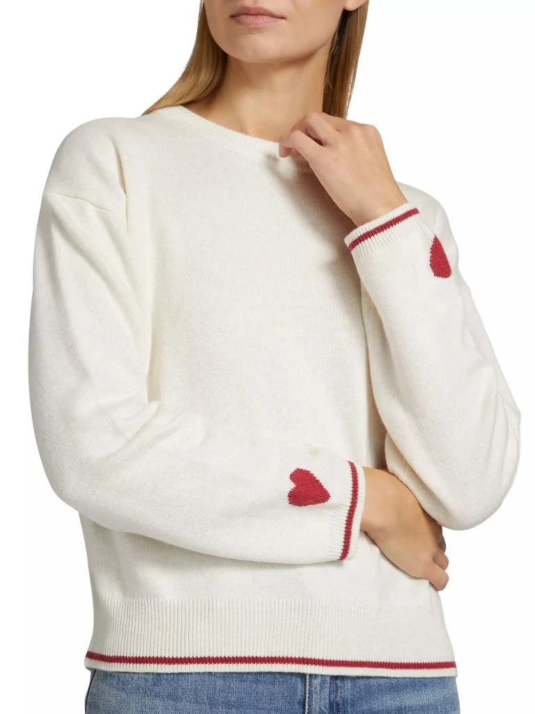 Splendid Elizabeth Intarsia Heart Sweater 6