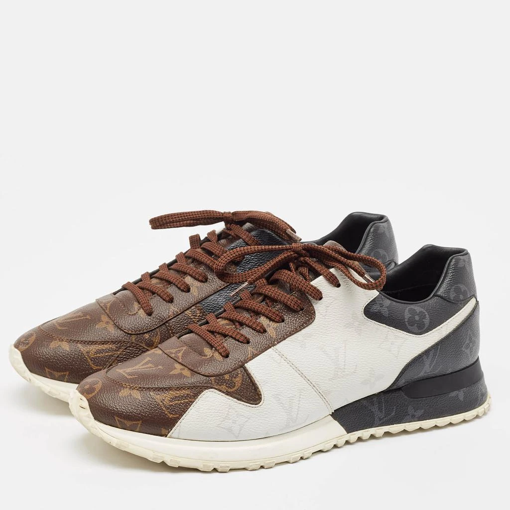 Louis Vuitton Louis Vuitton Brown/Black Canvas Run Away Low Top Sneakers Size 43 2