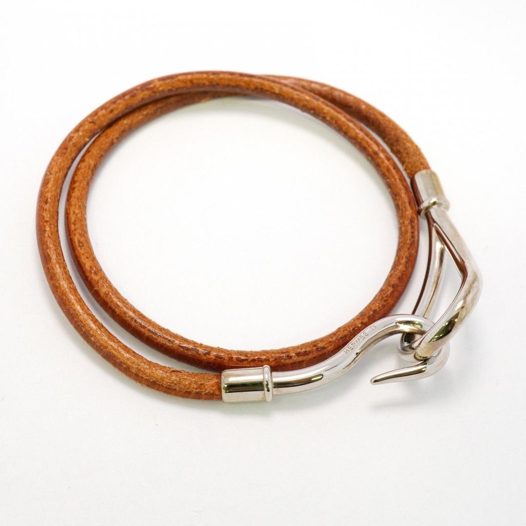 Hermes Leather Metal Charm Bracelet (Pre-Owned)