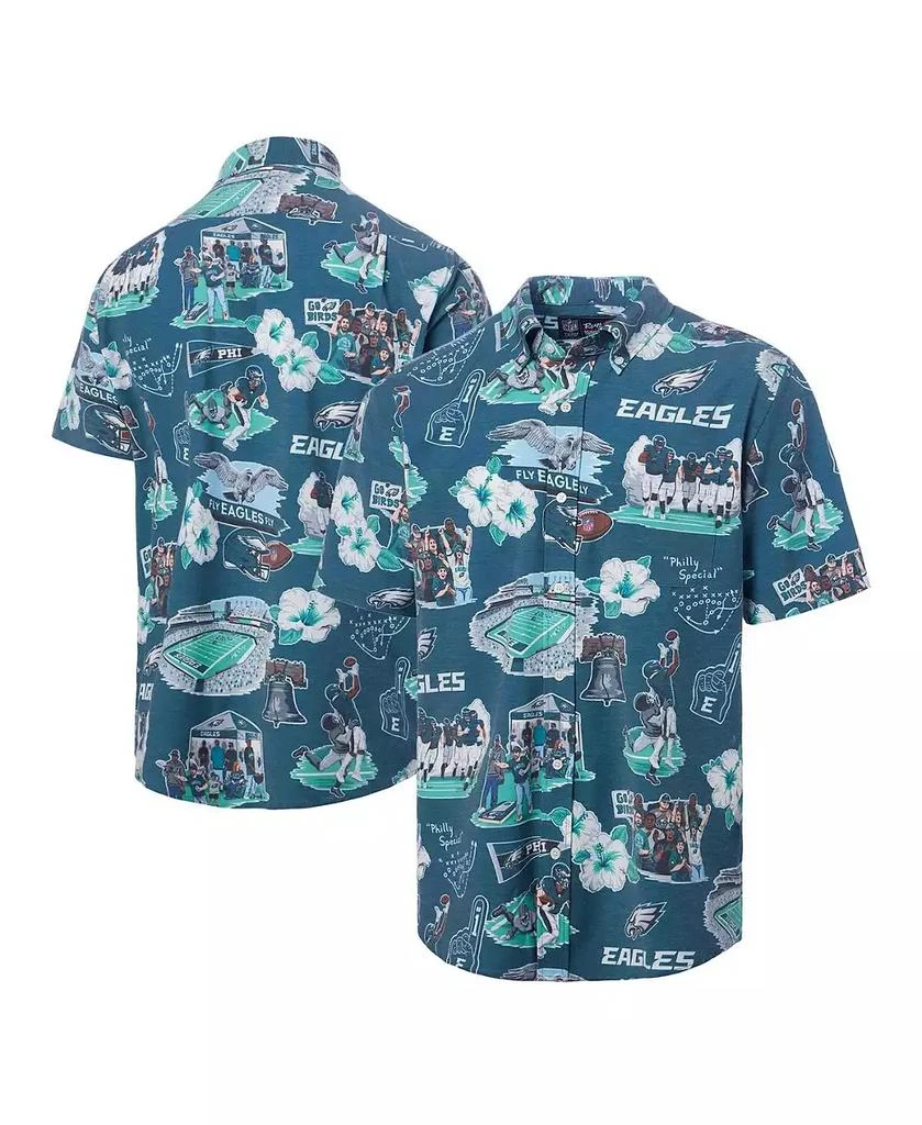 Reyn Spooner Men's Kelly Green Philadelphia Eagles Scenic Button-Down Shirt 1