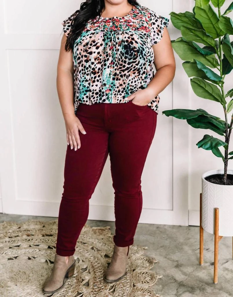 Judy Blue Judy Blue - Denim Cuffed Joggers Jeans 5