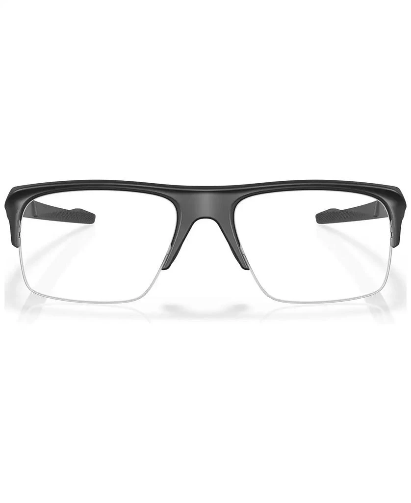 Oakley Men's Rectangle Eyeglasses, OX8061 58 2