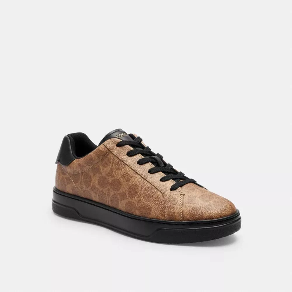 Coach High Line Sneaker In Signature Canvas 2