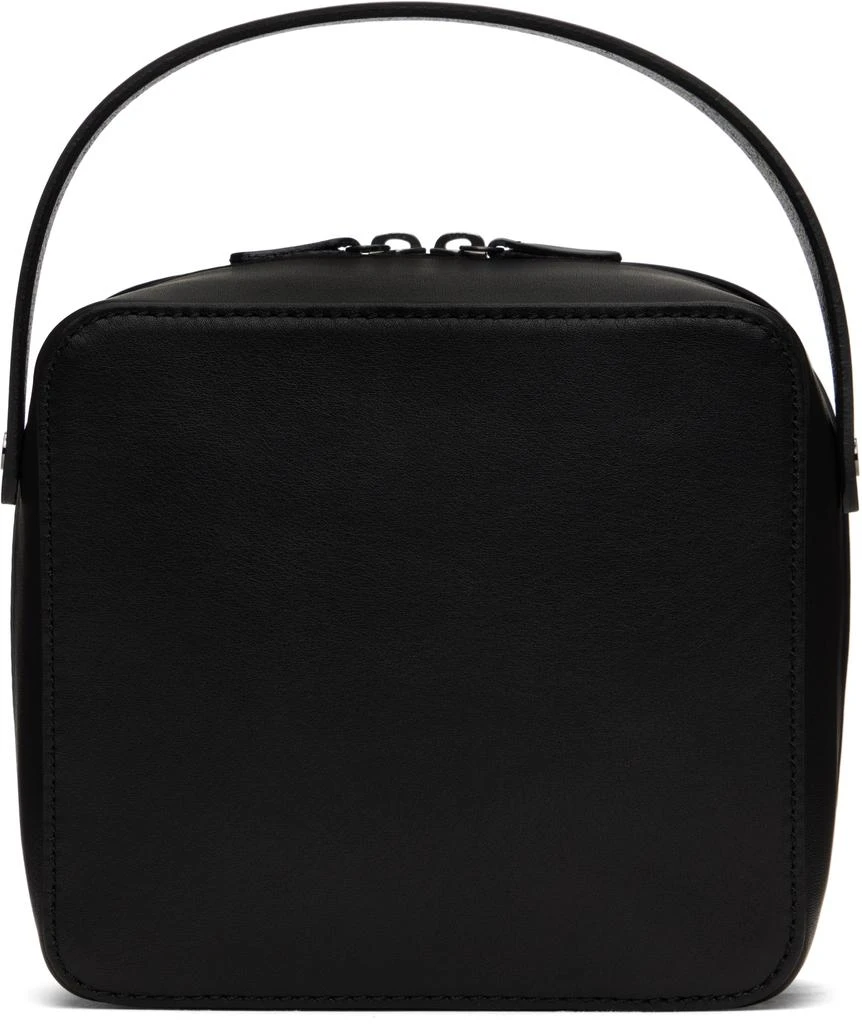 AURALEE Black Small Leather Travel Bag 1