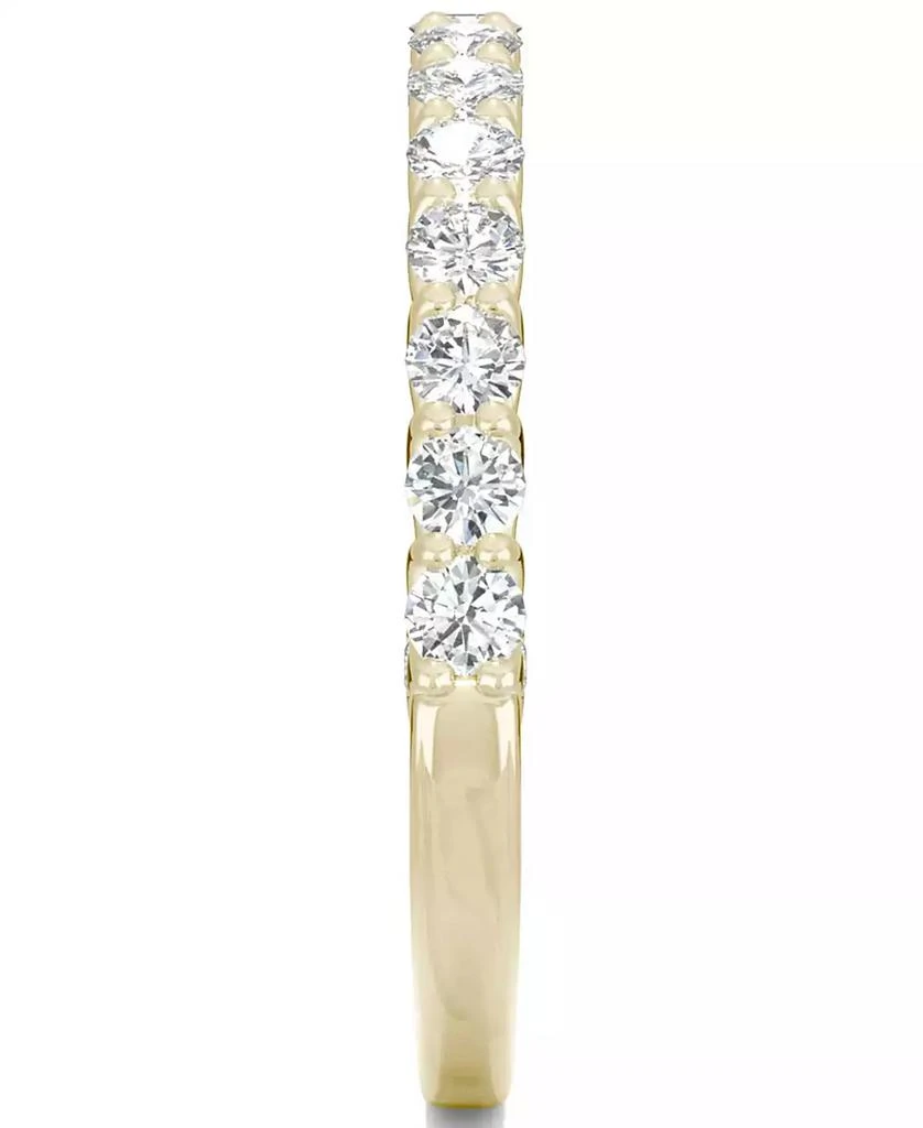Charles & Colvard Moissanite Wedding Band (3/8 ct. t.w. DEW) in 14k White, Yellow or Rose Gold 4