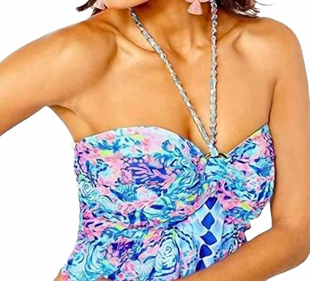 lilly pulitzer viv maxi dress Womens Dresses Lilly Pulitzer Wisteria Elbow Sleeve V-Neck Maxi Dress in Low Tide Navy BOUQUET ALL Day, Size 4
