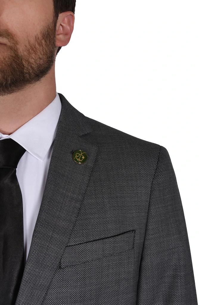 CRICKETEER Birdseye Slim Fit Wool Blend Suit 7