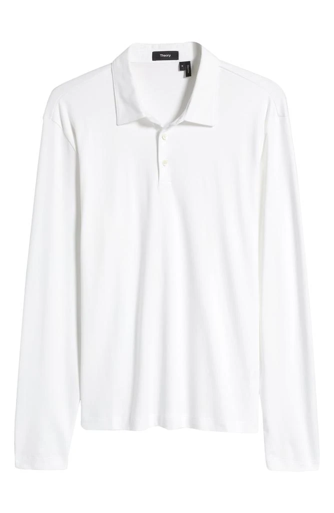 Theory Long Sleeve Cotton Polo 5