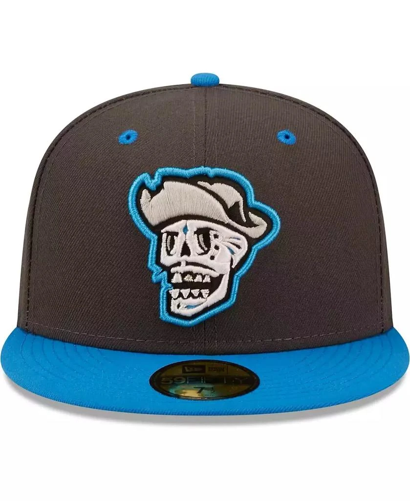 New Era Men's Graphite Reyes de Plata de Las Vegas Copa De La Diversion 59FIFTY Fitted Hat 3