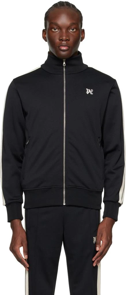 Palm Angels Black Monogram Track Jacket 1