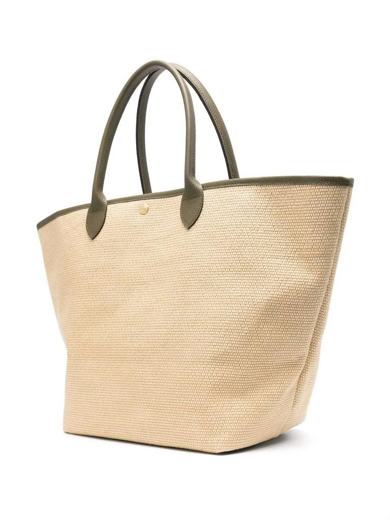 Longchamp Longchamp L Le Pliage Raffia Tote Bag 3