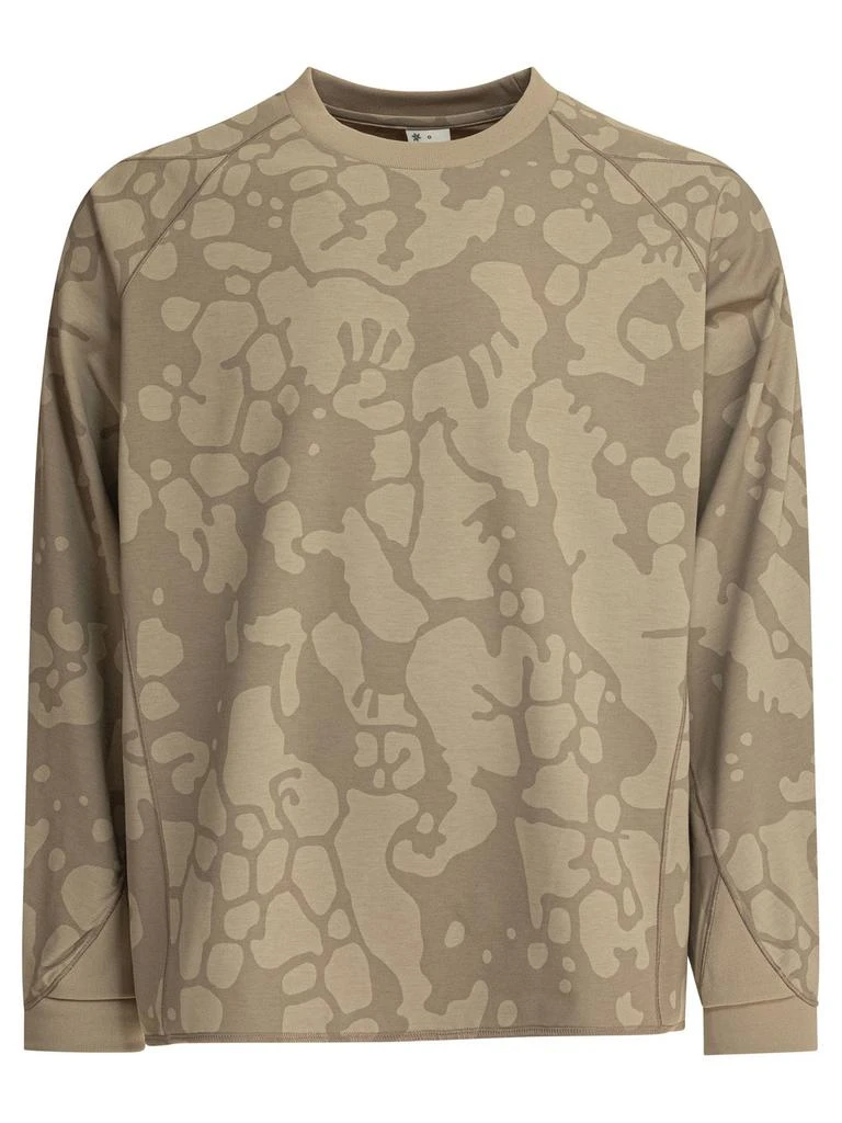 Goldwin Goldwin Patterned Crew Neck Sweater from Cettire