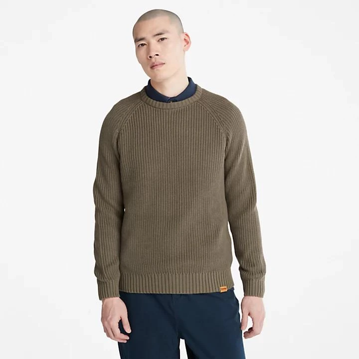 Timberland Beards Brook Crew-Neck Sweater for Men in Dark Green 1