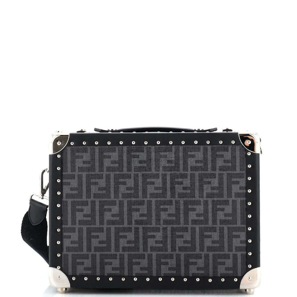 Fendi Rigid Suitcase Zucca Canvas with Leather Small 1