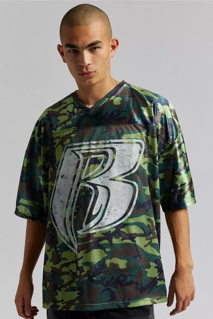 Urban Outfitters Ruff Ryders Football Jersey Mesh Tee 4