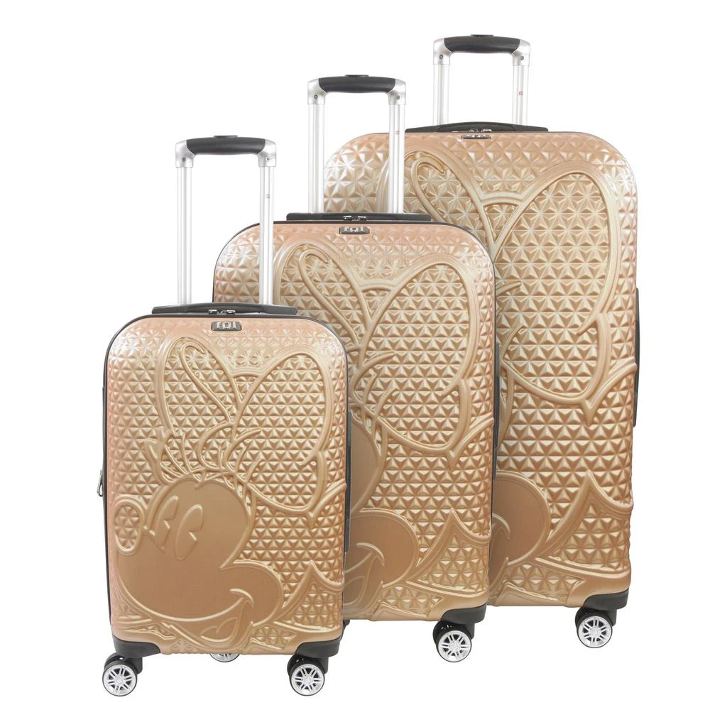 Ful Disney Minnie Mouse Rolling Luggage 3 Piece Set 1