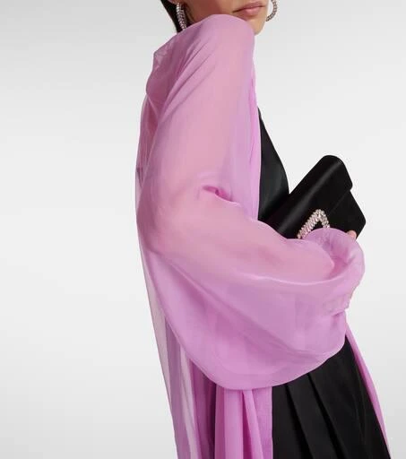 Max Mara Medicea silk chiffon robe 5