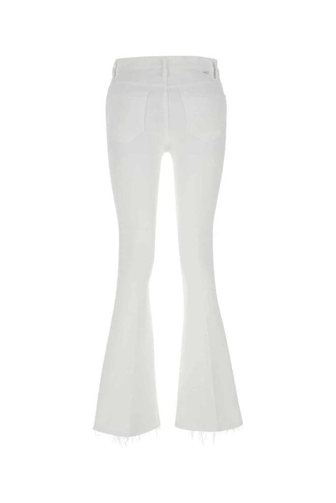 MOTHER Ivory Denim The Weekender Fray Jeans 2
