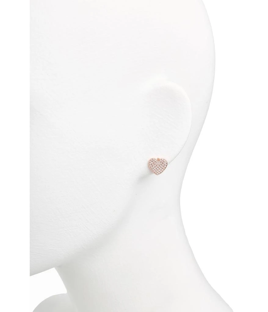 Kate Spade Yours Truly Pave Heart Studs 2