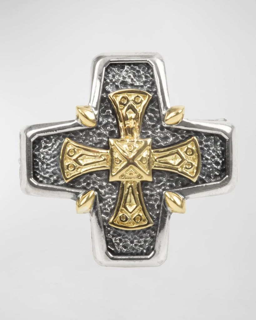 Konstantino Men's Stavros 18k Gold Cross Ring 3