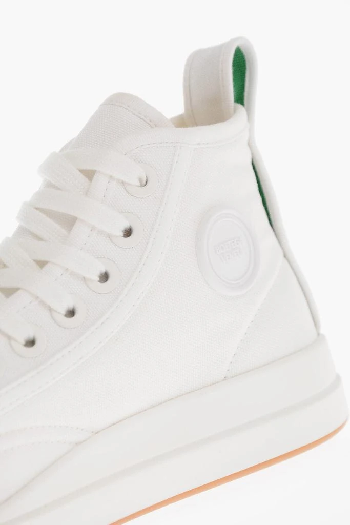 Bottega Veneta Bottega Veneta Canvas VULCAN High-Top Sneakers with Rubberized Toe 5