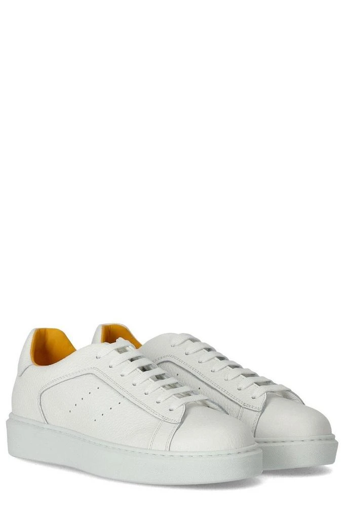 DOUCAL'S Doucal's Logo-Debossed Round-Toe Sneakers 3