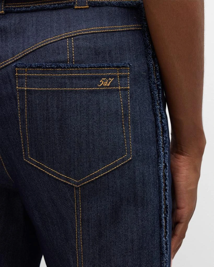 Cinq a Sept Francine Cropped Bootcut Denim Pants 5