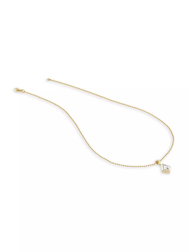 Emily P. Wheeler Dress Up 18K Yellow Gold, White Topaz & Diamond Twinkle Necklace
