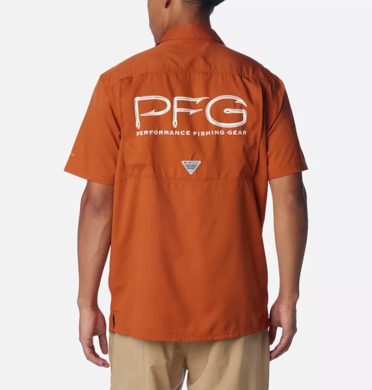 Columbia Columbia Men's Collegiate PFG Slack Tide  Camp Shirt - Texas-