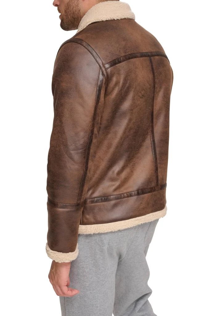 Calvin Klein Faux Suede & Faux Shearling Jacket 2