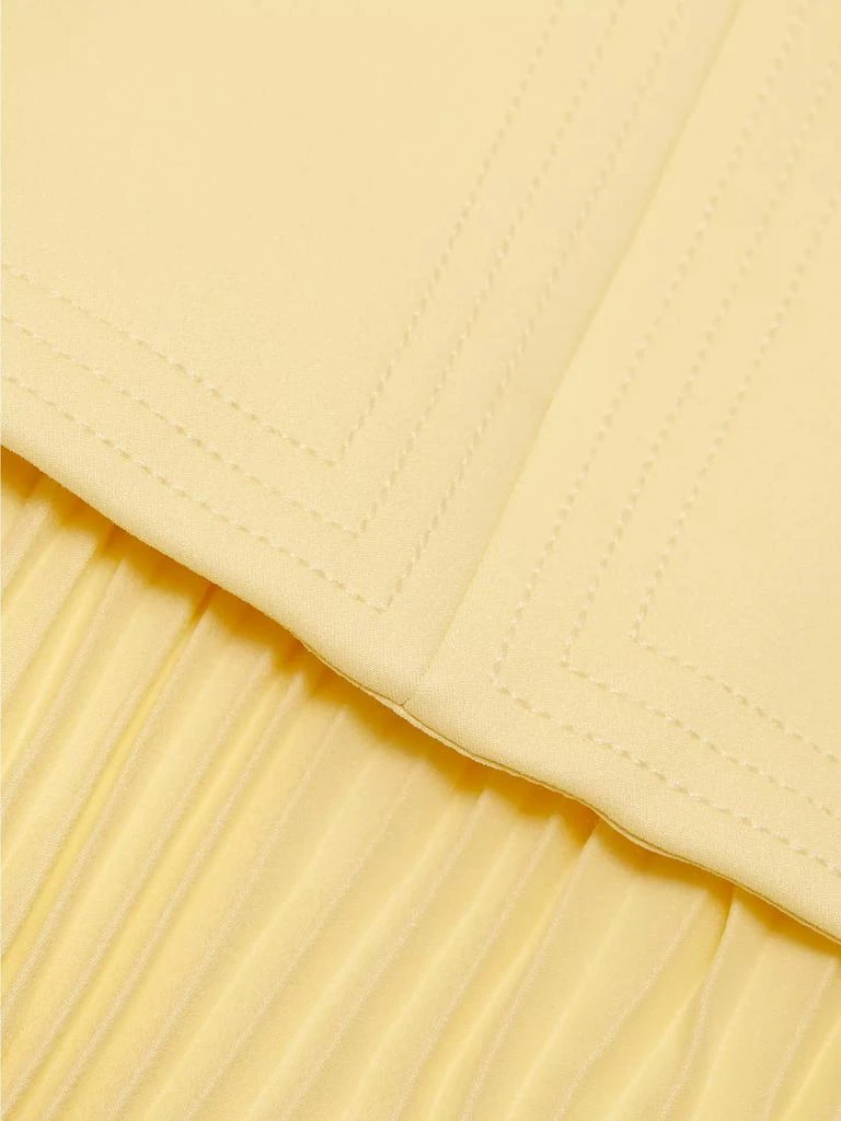 Acler Brayswick Pleated Strapless Maxi-Dress 7