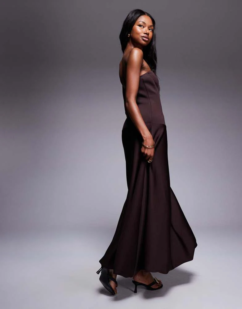 green emerald velvet dress Y2K Chocolate Drop Waist Dress (S/M) – Holy Thrift main image 0