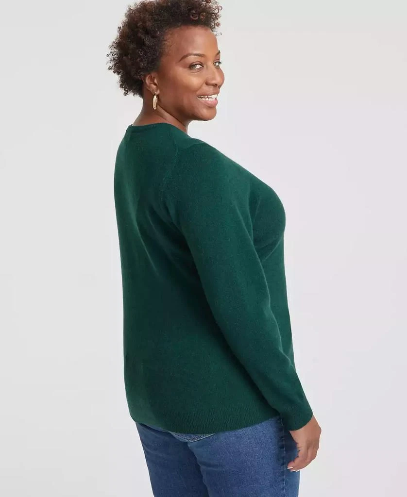 Charter Club Plus Size 100% Cashmere Crewneck Sweater, Created for Macy's 2