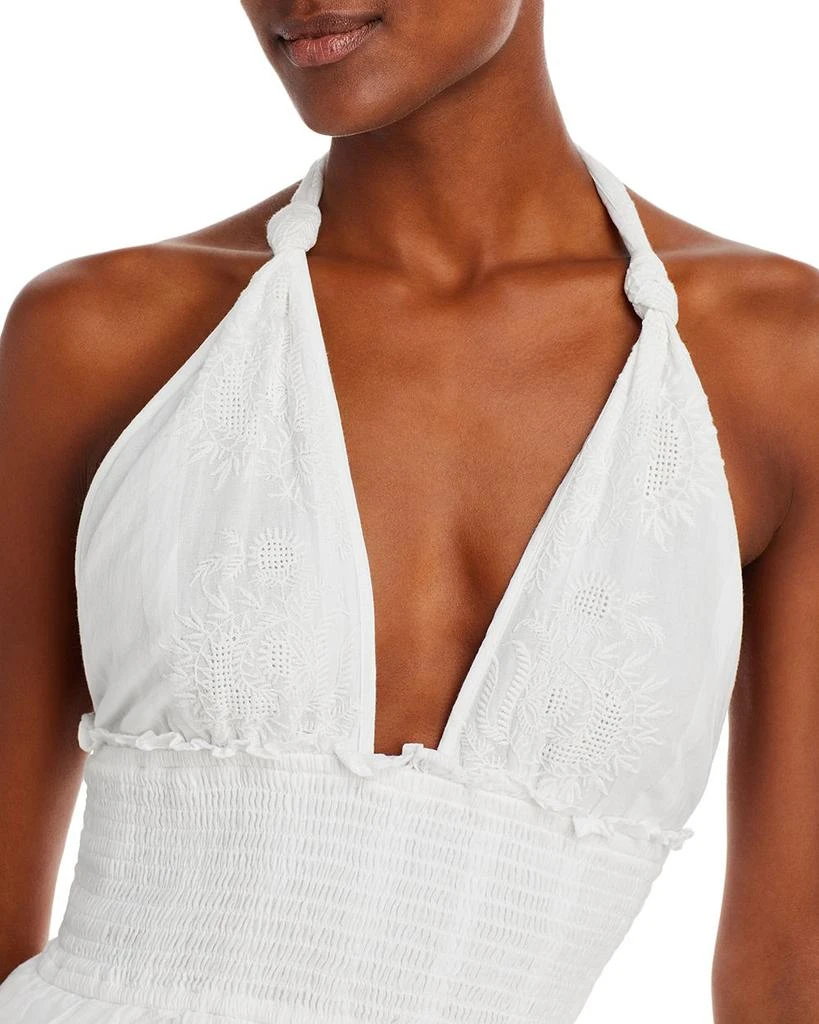 LOVESHACKFANCY Deanna Cotton Halter Dress 5