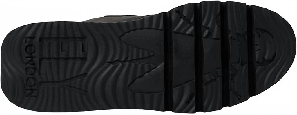 FLY London Women's Leather Wedge Ankle Boot In Diesel Fuel 5