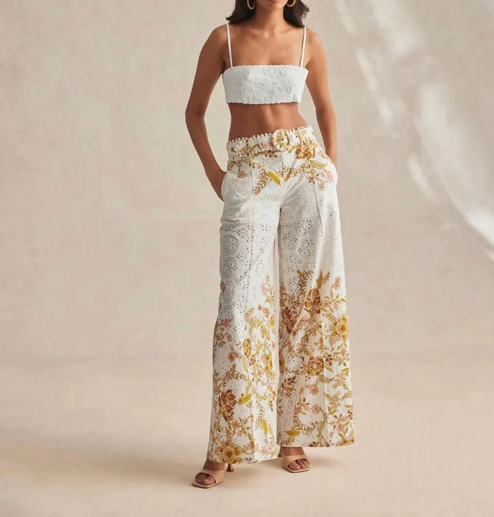 Hemant 
Nandita Hemant 
Nandita - Flared Pants With Buckle Belt