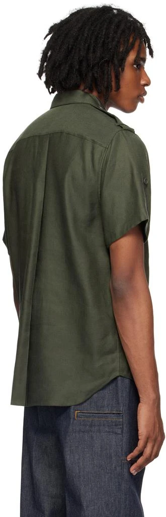 Helmut Lang Gray Epaulet Shirt 3