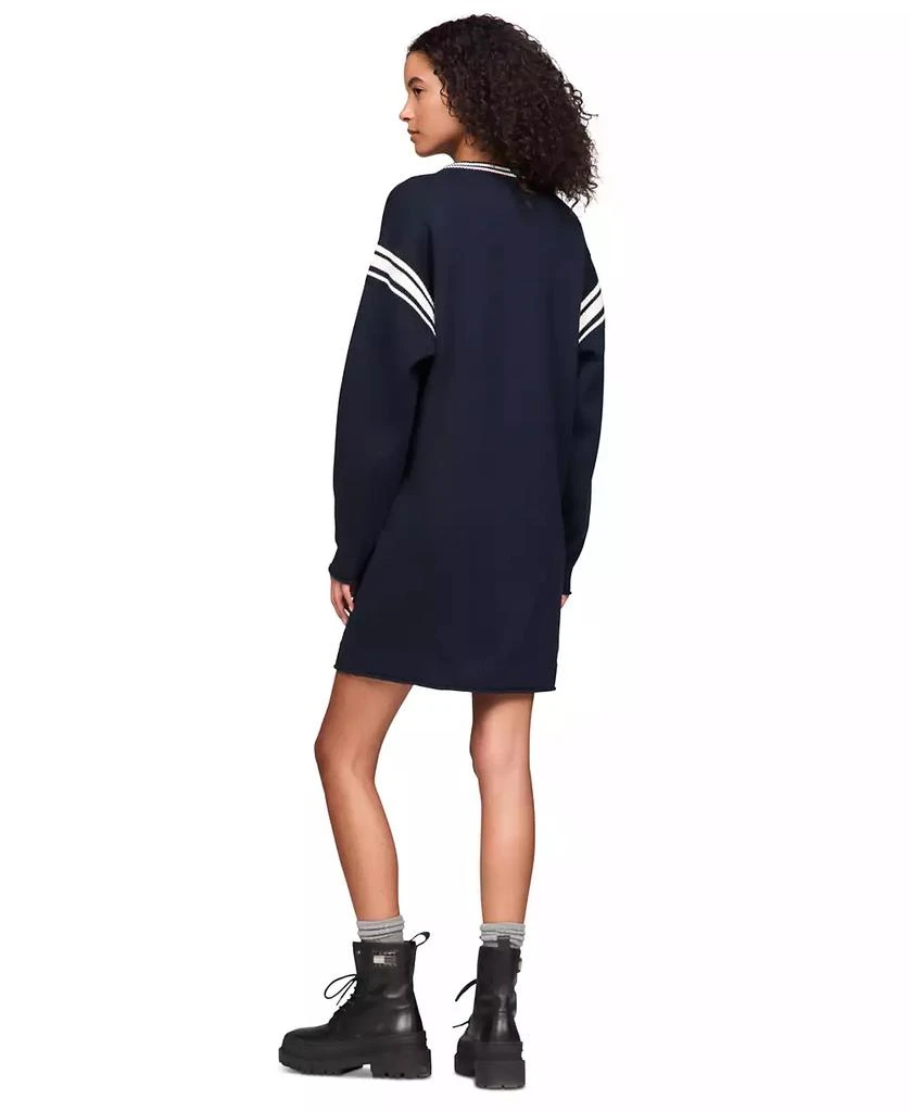 Tommy Jeans Women's Cotton Varsity Sweater Dress 4