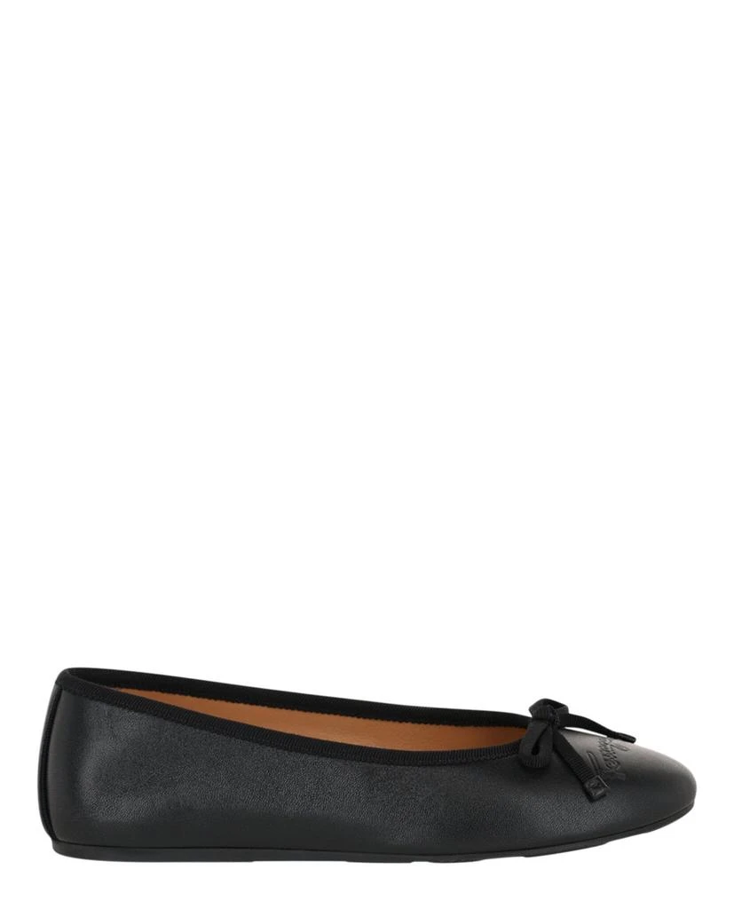 Salvatore Ferragamo Logo Ballerina Flats 1